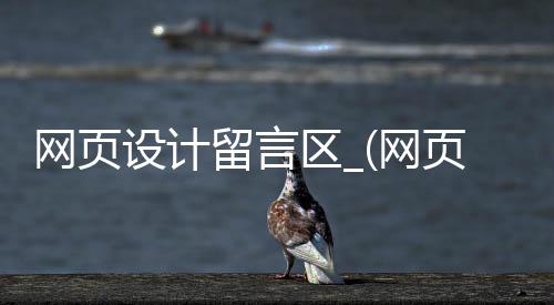 网页设计留言区_(网页设计留言区怎么弄)